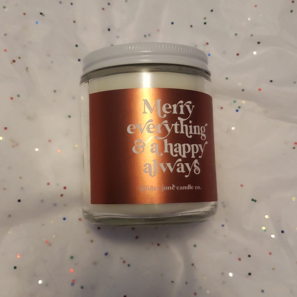Blackberry Amber small luxury soy candle